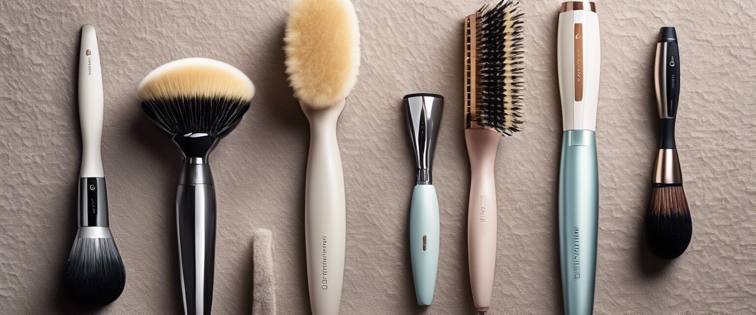 Different types of facial cleansing brushes