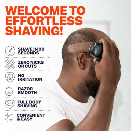 FlexSeries Electric Head Hair Shaver