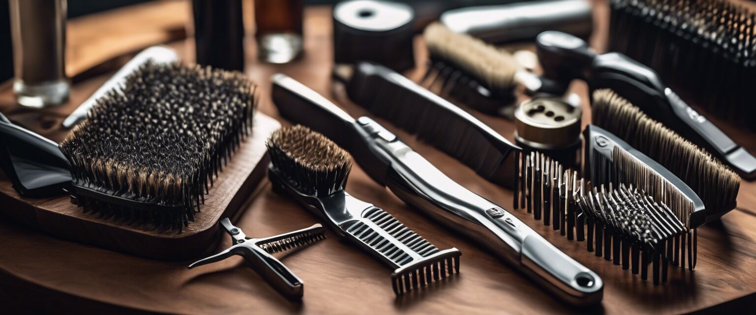 Image of men's grooming accessories