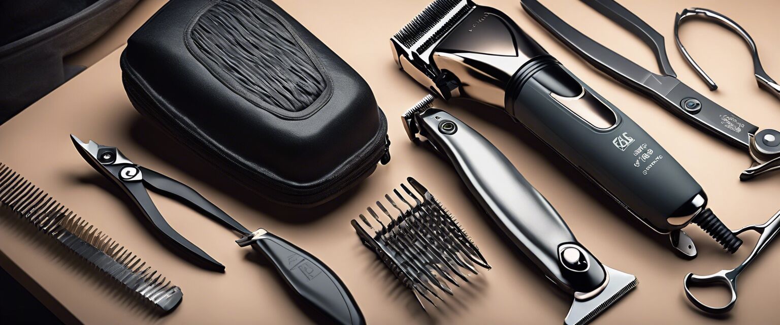 Complete hair clipper set