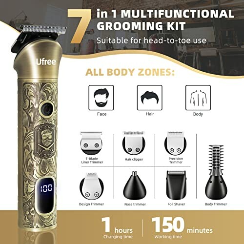 Ufree Beard Trimmer for Men