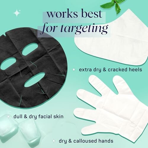 Skincare products targeting dry skin, cracked heels, and calloused hands.