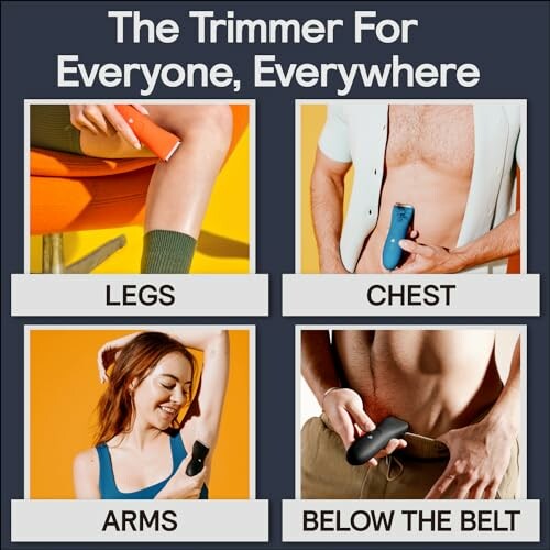 Image showing a versatile body trimmer for legs, chest, arms, and below the belt.